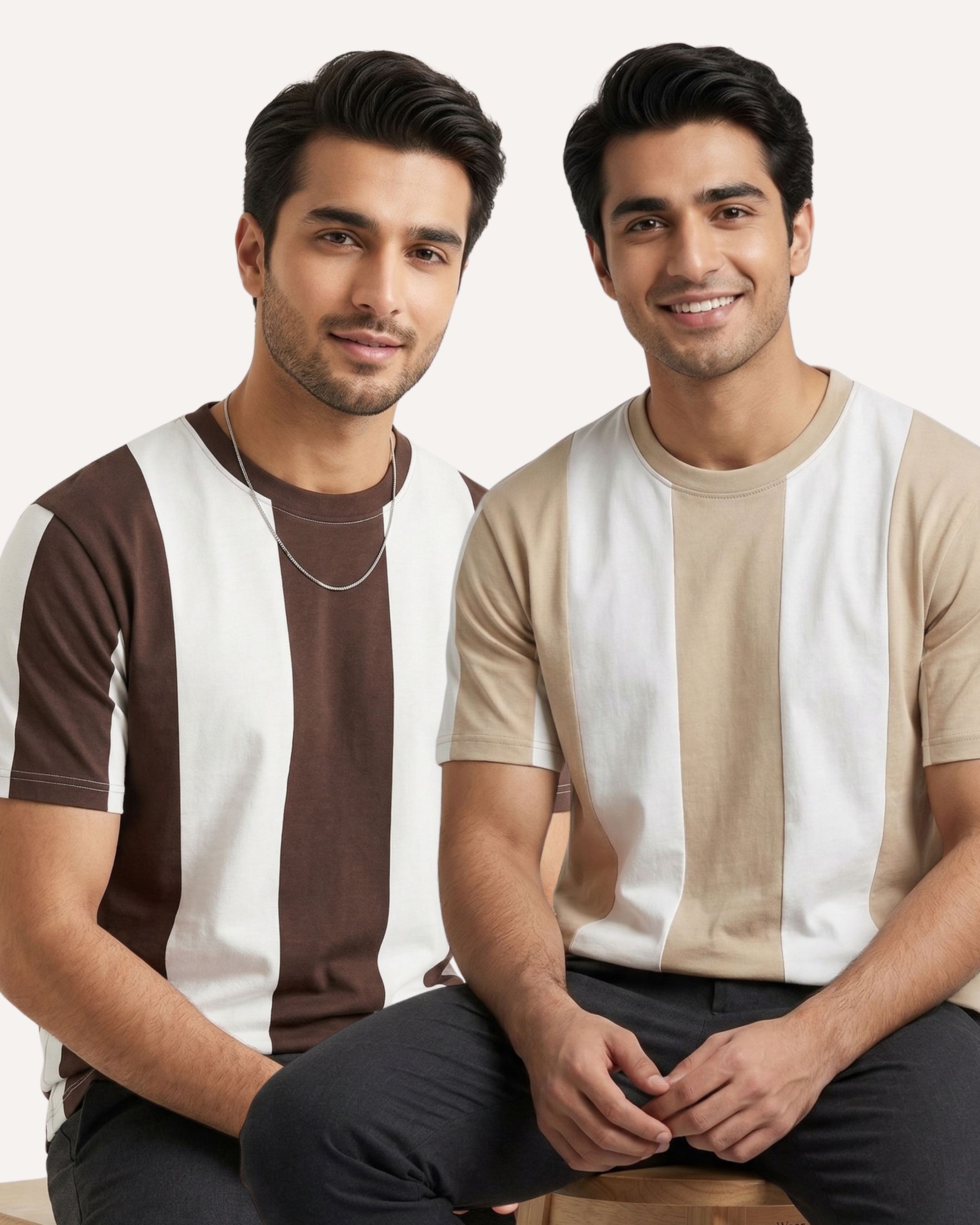 Pack of 2 Stipe T-shirts