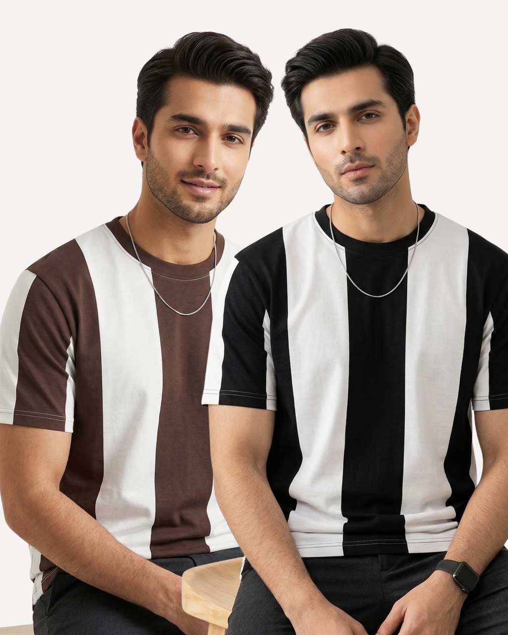 Pack of 2 Stipe T-shirts