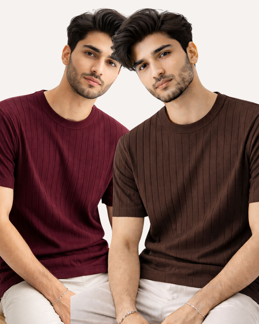 Pack of 2 Drop Needle Basic Tees