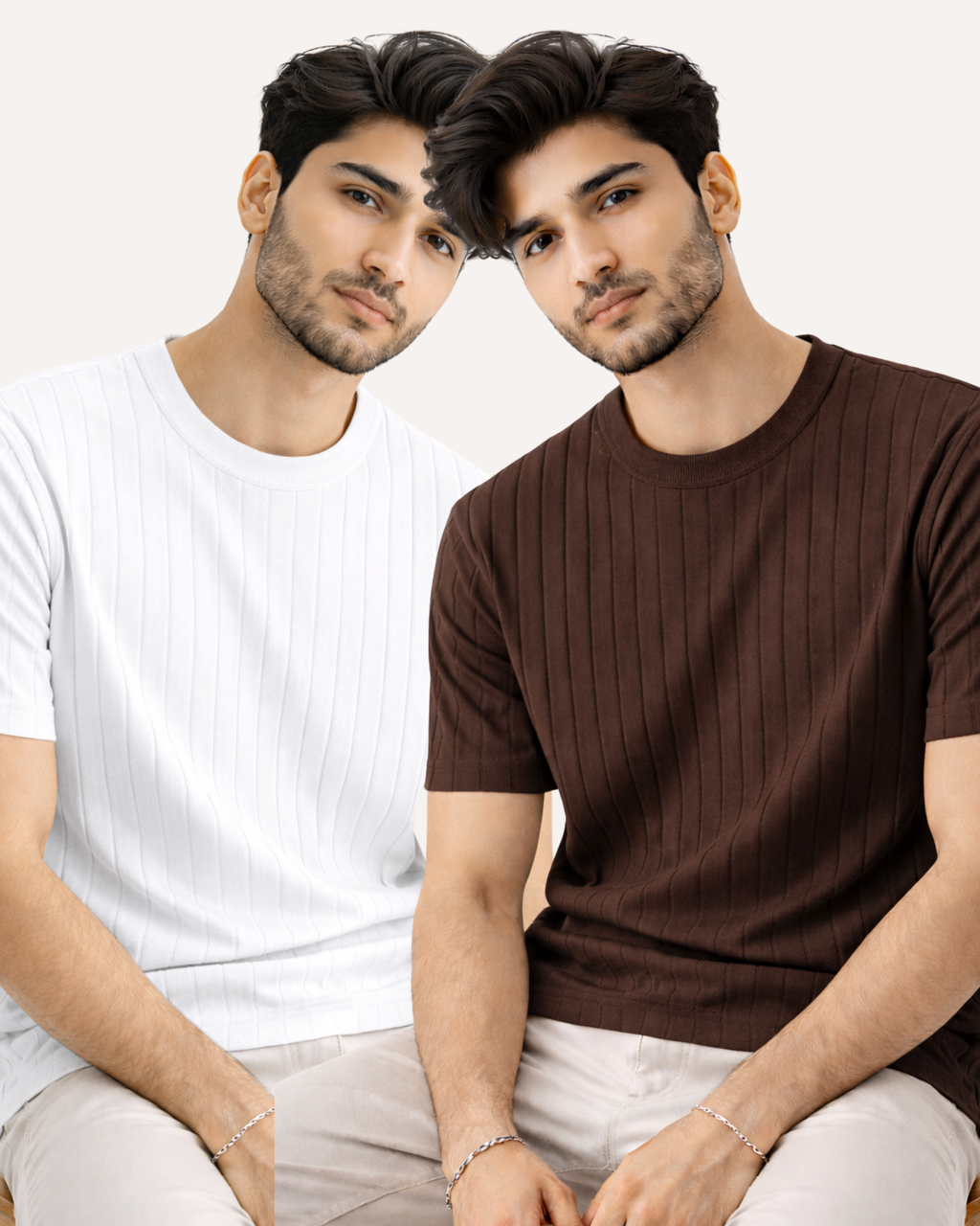 Pack of 2 Drop Needle Basic Tees