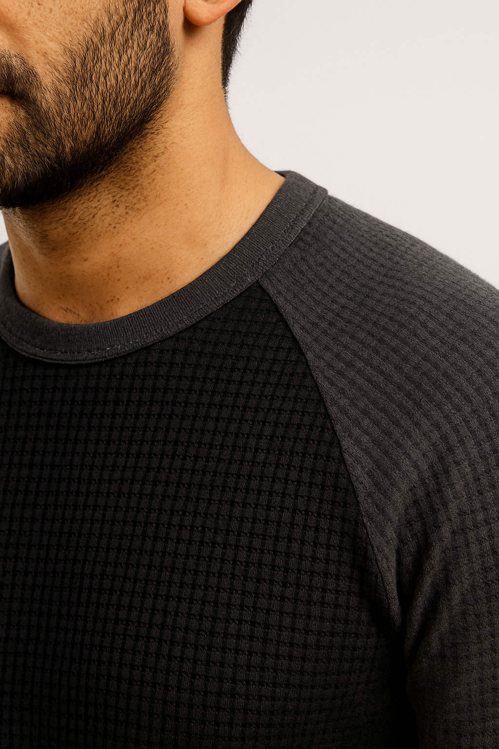Men's Raglan Men’s Waffle Knit Raglan T-Shirts in Pakistan | Stylish & Breathable ...