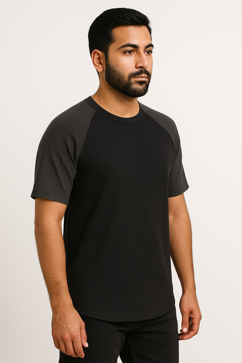 Men's Raglan Men’s Waffle Knit Raglan T-Shirts in Pakistan | Stylish & Breathable ...