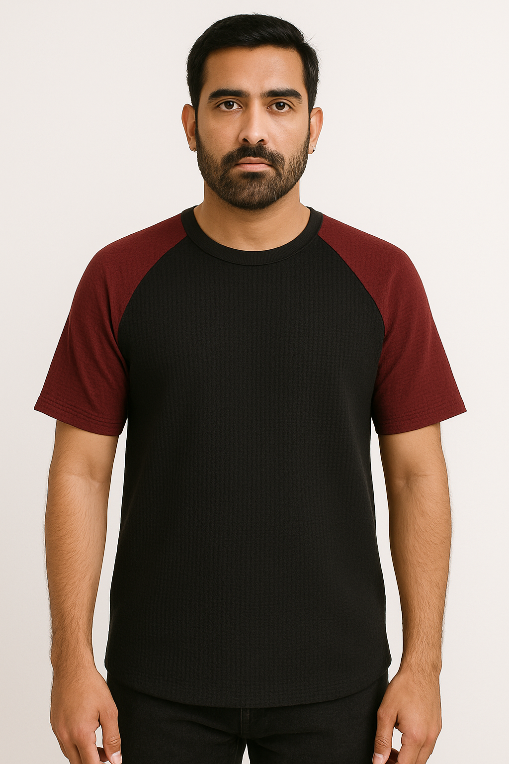 Men’s Waffle Knit Raglan T-Shirt
