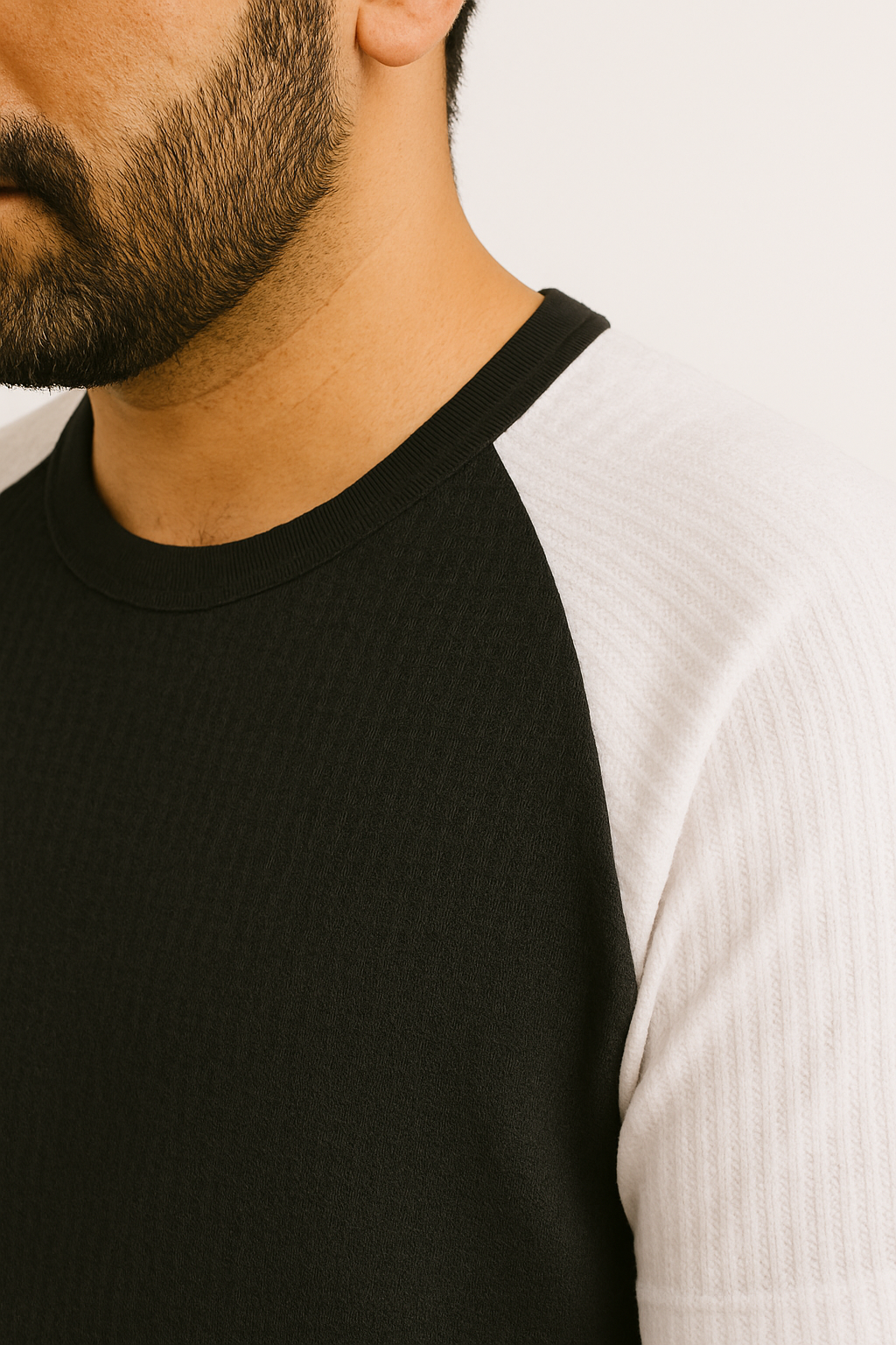 Men’s Waffle Knit Raglan T-Shirt