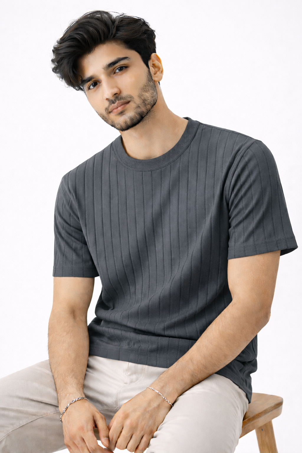 Pack of 2 Drop Needle Basic Tees