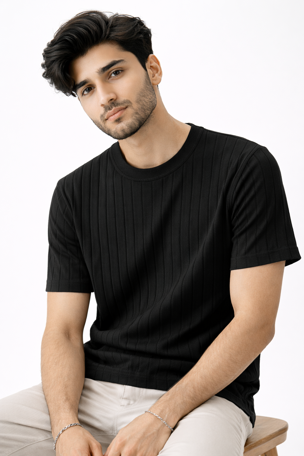 Pack of 2 Drop Needle Basic Tees