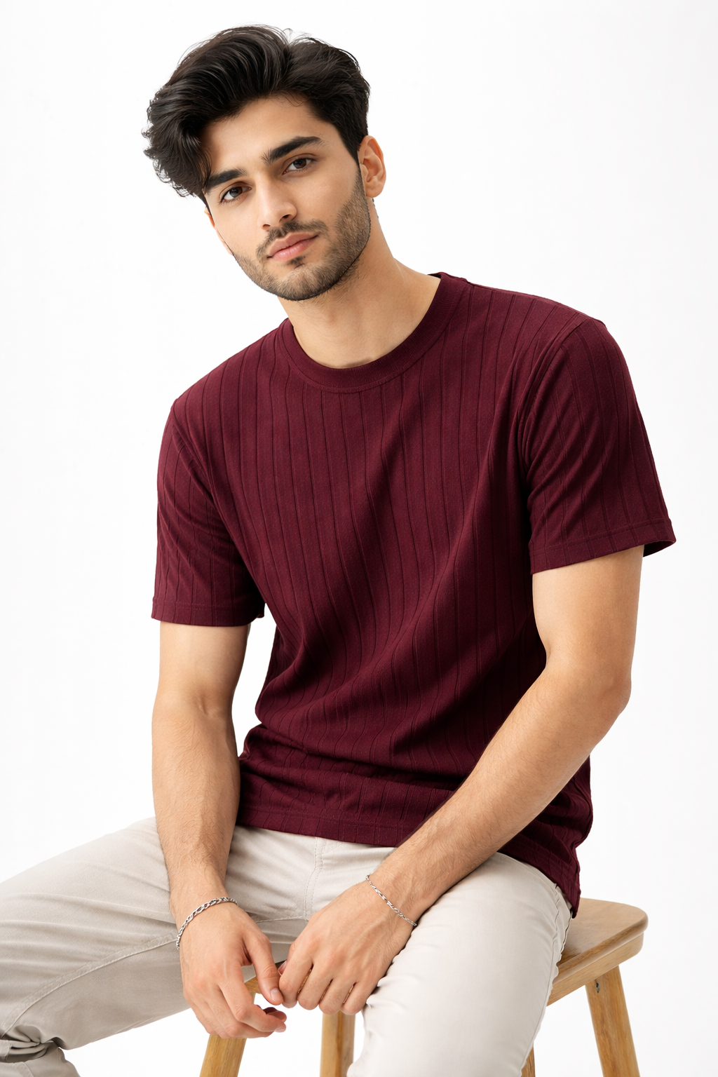 Pack of 2 Drop Needle Basic Tees