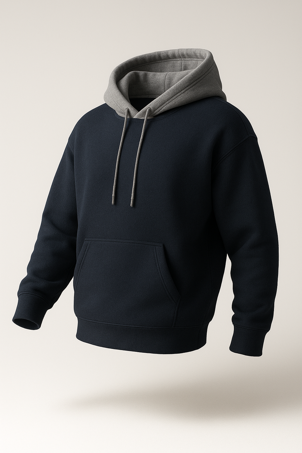 Two-Tone Hoodie for Men – Drop Shoulder