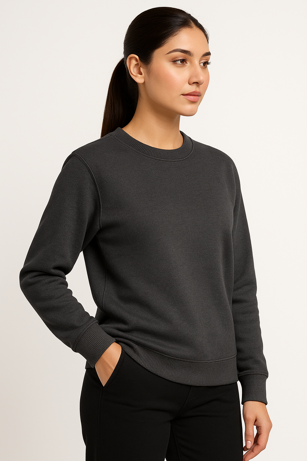 Charcoal Women’s Premium Sweatshirt
