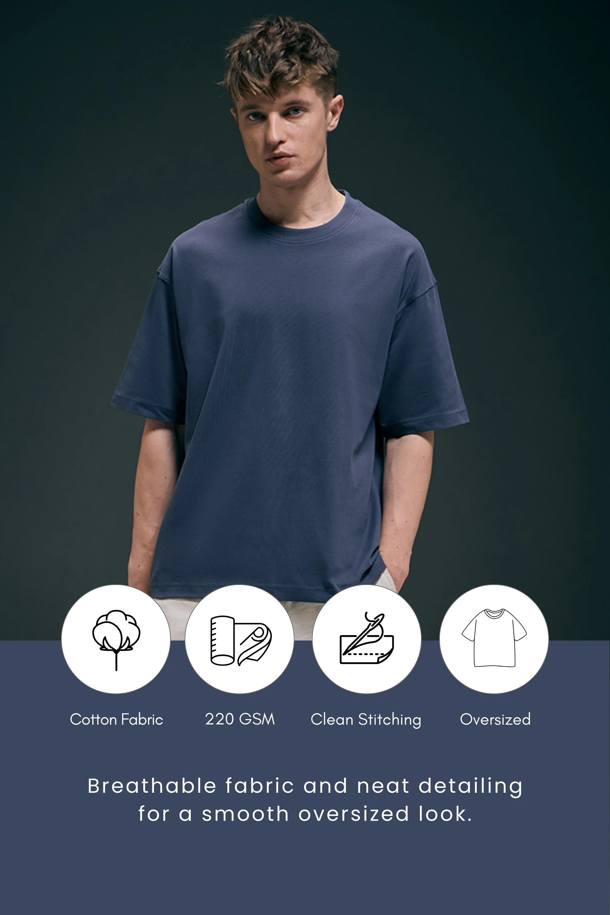 Moon Stoon Oversized Drop Shoulder