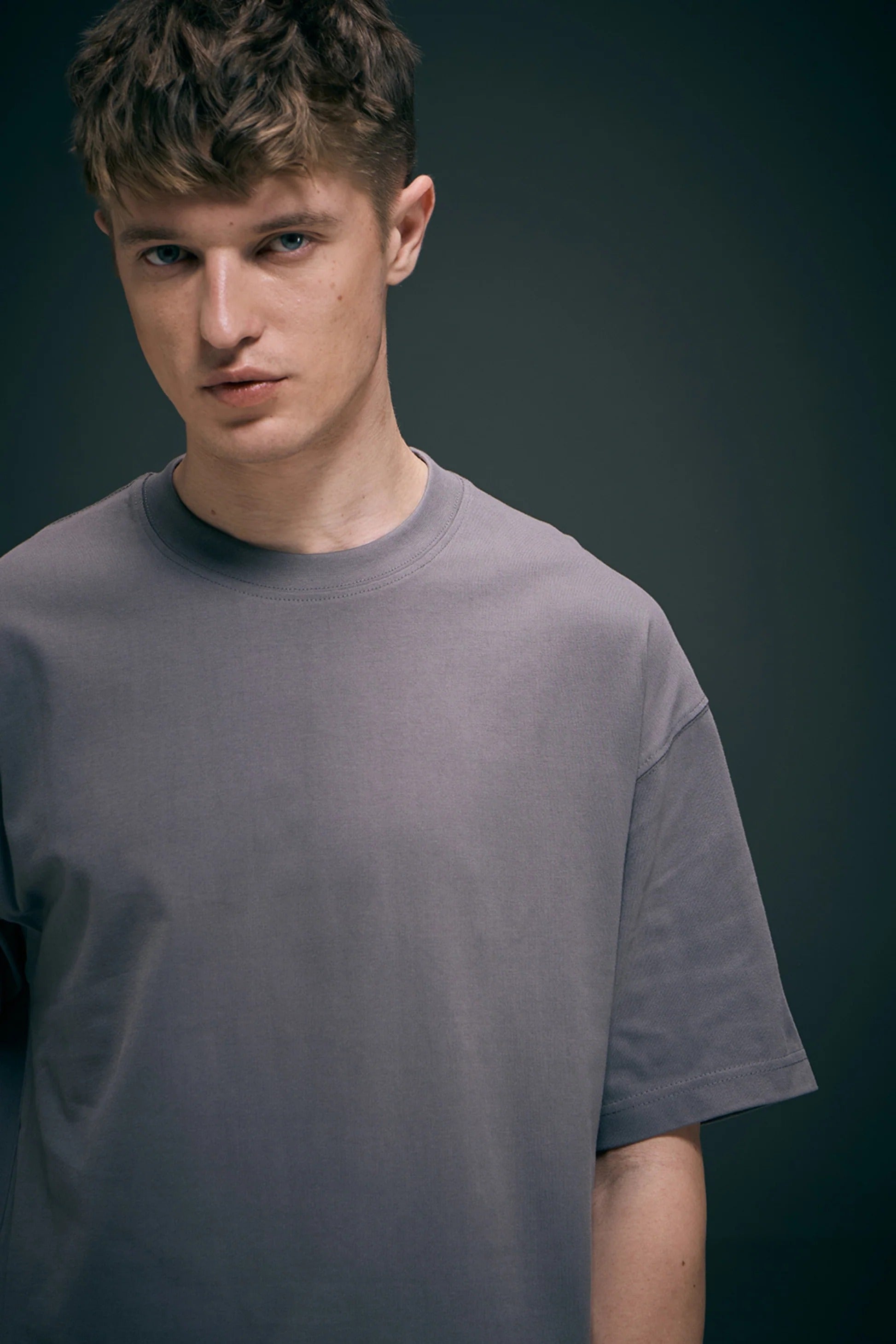 Night Shadow Oversized Drop Shoulder